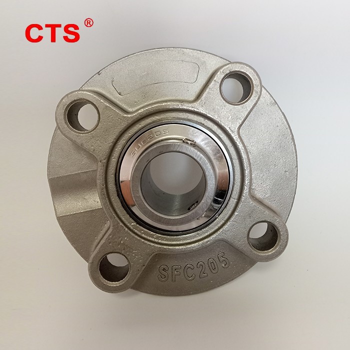 Stainless Steel Four Bolt Flange Cartridge Units